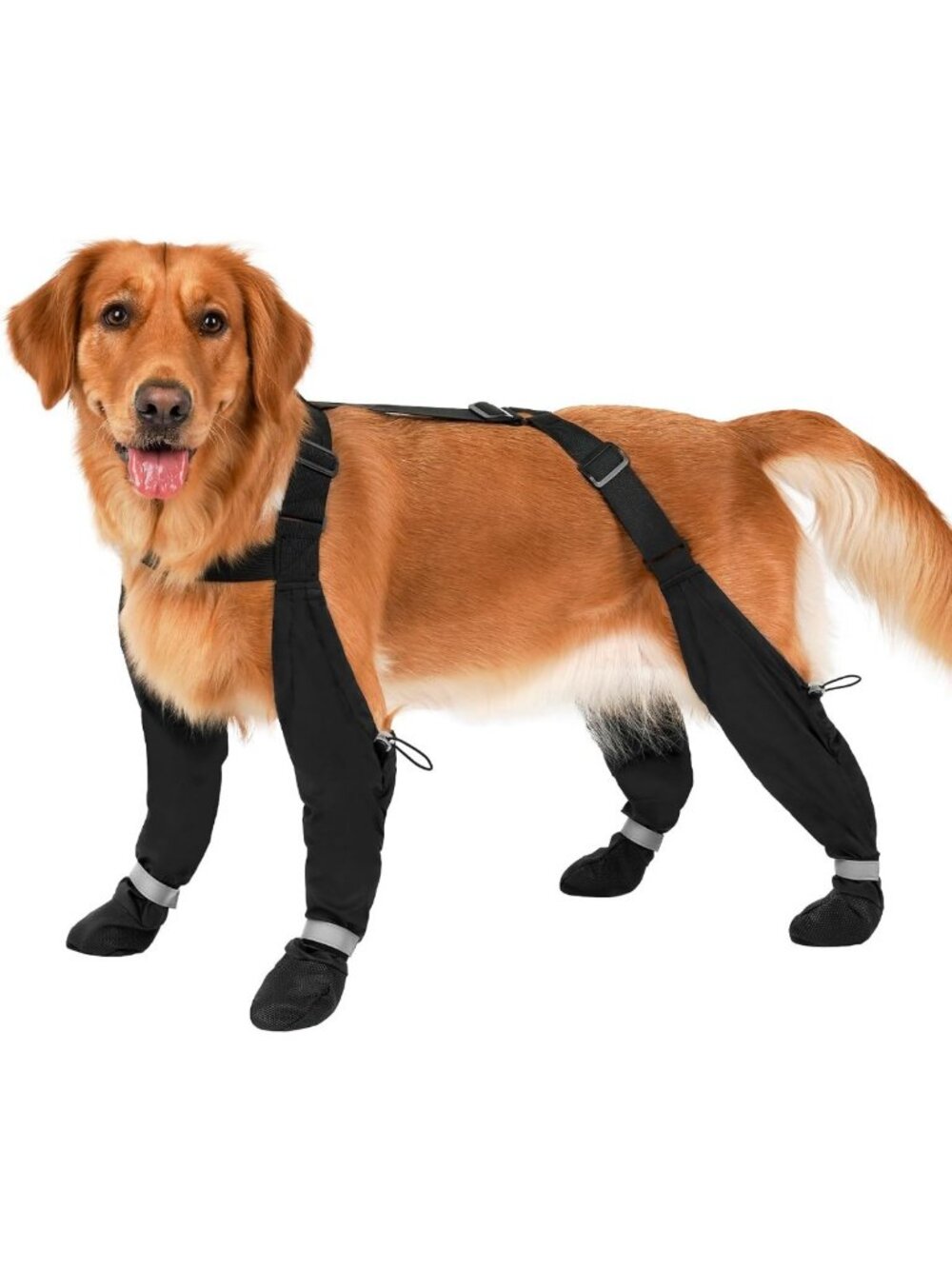 Waterproof Dog Suspender Boots for Large Dogs | Anti-Lost, Durable & Comfortable
